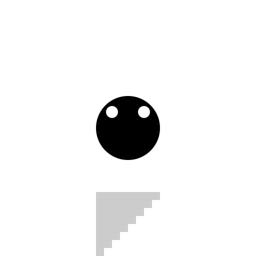 Cylindrical White Marshmallow with No Face - DrawGPT