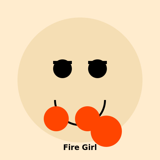 Fire Girl - DrawGPT