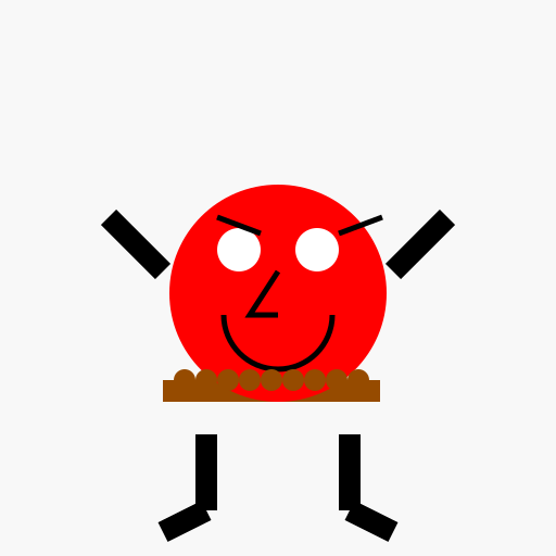 Angry Alexa Sitting at a Table - DrawGPT