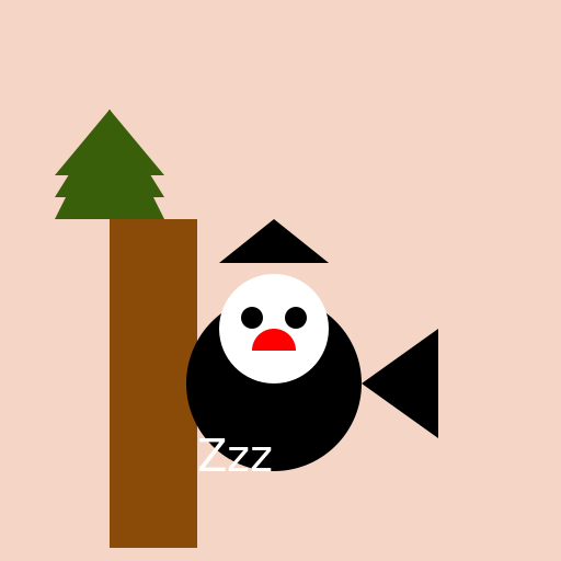 Sleepy Cat on the Cat Tree - DrawGPT