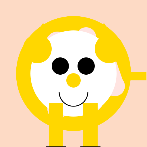 Cute Cartoon Cow with Pastel Colors - DrawGPT