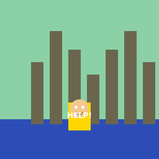 Thomas Sanders Falls Into the River in the Park! - DrawGPT