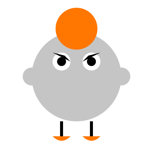 Very Angry Korean pigeon - DrawGPT