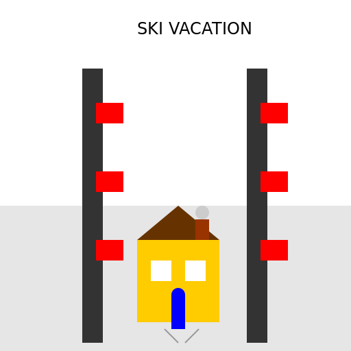 House on a Ski Vacation - DrawGPT