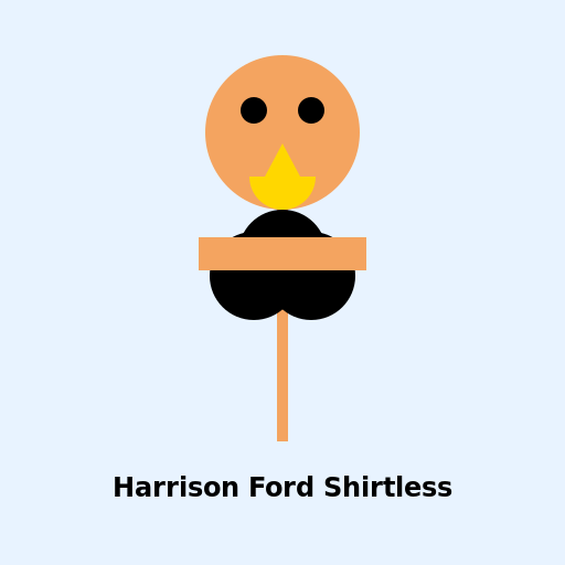 Harrison Ford Shirtless - DrawGPT