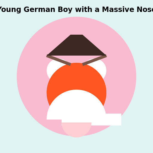 Young German Boy with a Massive Nose - DrawGPT