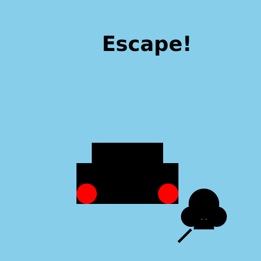 Cat Escaping the Police - DrawGPT