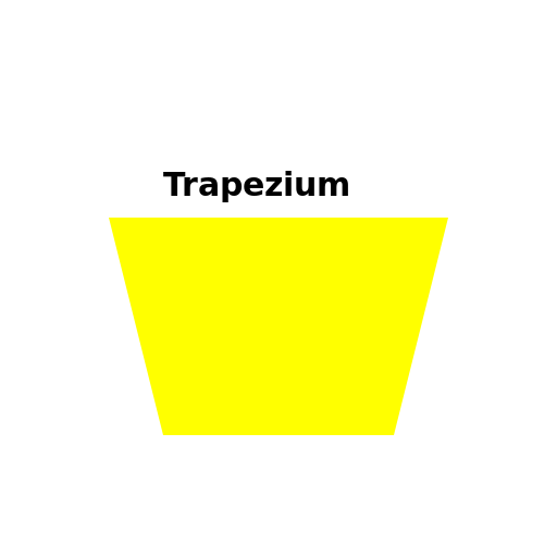 TRAPEZIUM IN YELLOW COLOR - DrawGPT