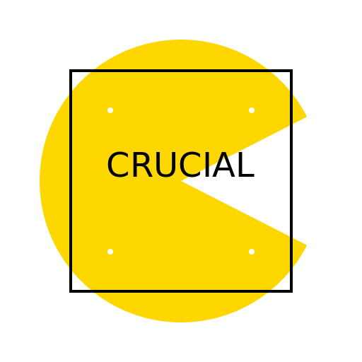 Pac-Man - No Ghosts on Maze Logo - DrawGPT