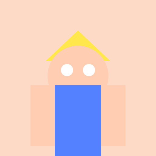 Long blond haired anime girl with tight short blue dress - DrawGPT