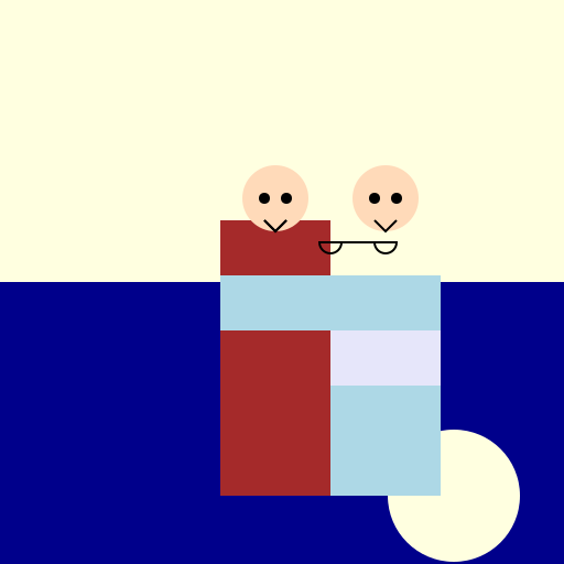 A Night by the Sea - DrawGPT