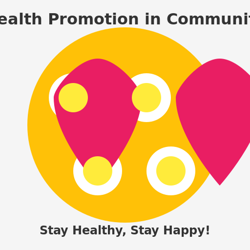 Health Promotion in Community Poster - DrawGPT