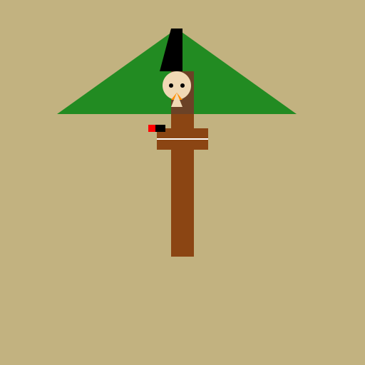 Old Lumberjack Playing a Fiddle - DrawGPT