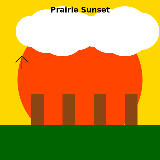 Prairie Sunset - DrawGPT