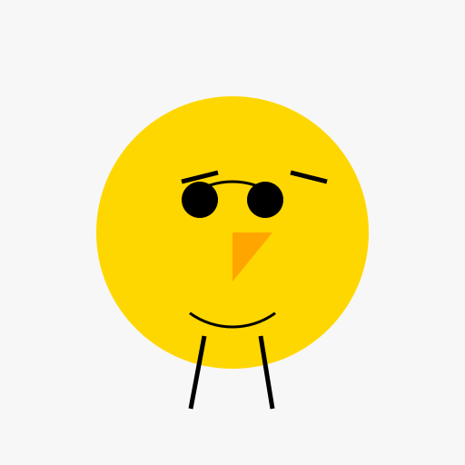 Anxious Bird Doodle - DrawGPT