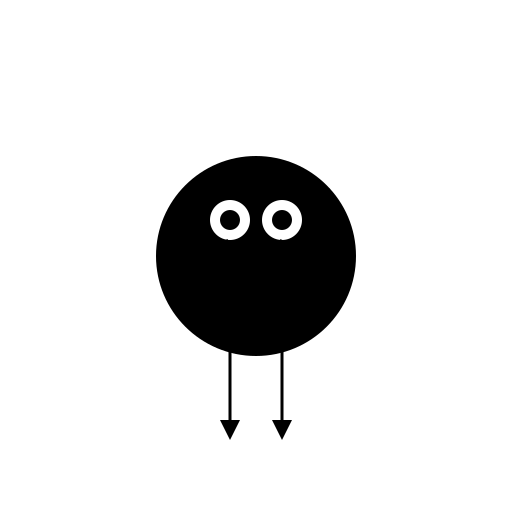 Anxious Bird Doodle - DrawGPT