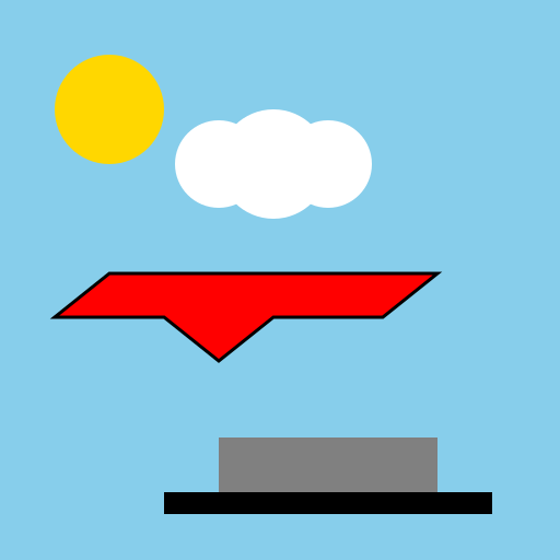 Airplane Flying Over LAX Airport - DrawGPT