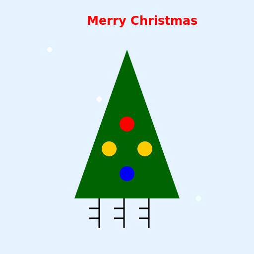 Christmas Card with Civil Engineering Symbols - DrawGPT