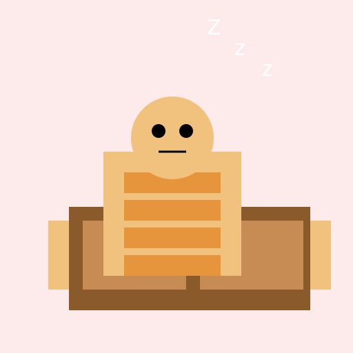 Muscular Man Sleeping on the Couch - DrawGPT