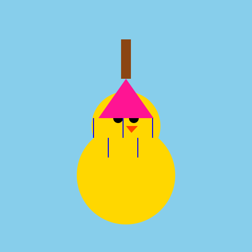 Duck with Umbrella - DrawGPT