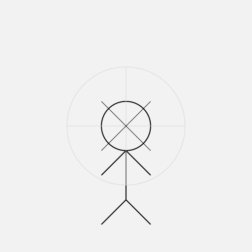 A Lonely Stick Figure - DrawGPT