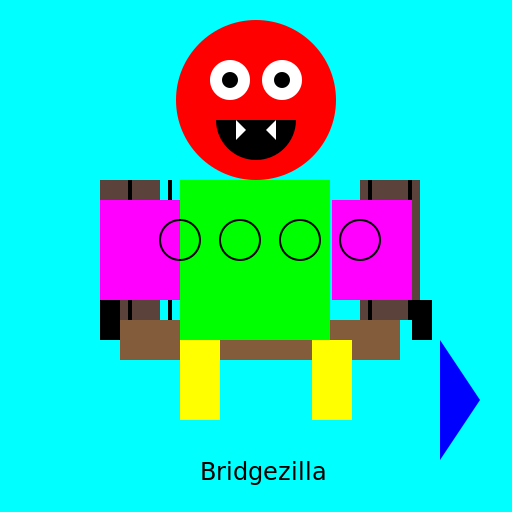 A Monster-Sized Bridge - DrawGPT