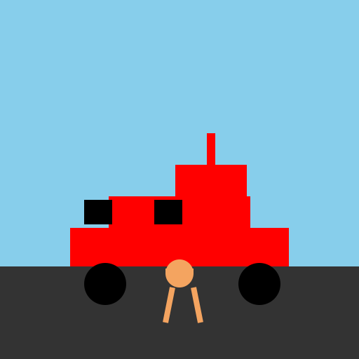 Kid Driving a Ferrari - DrawGPT