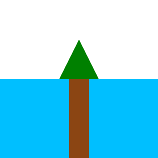 Tree in Front of the River - DrawGPT