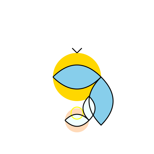 Butterfly with Angel - DrawGPT