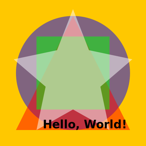 Colorful Shapes - DrawGPT