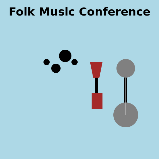 Conference Folk Music Poster - DrawGPT