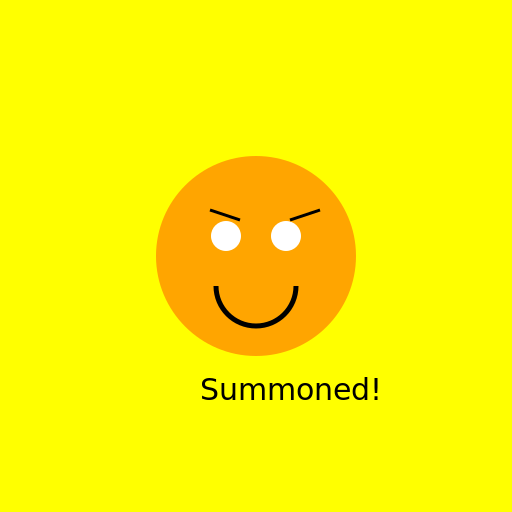 Angry Banana Being Summoned - DrawGPT