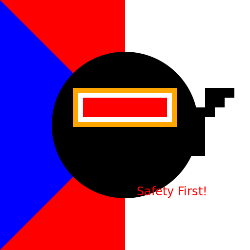 American in an American Flag Suit, Holding a Big Mac, and Holding a Shotgun - DrawGPT