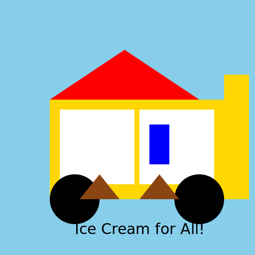 Joe Biden in an Ice Cream Truck - DrawGPT