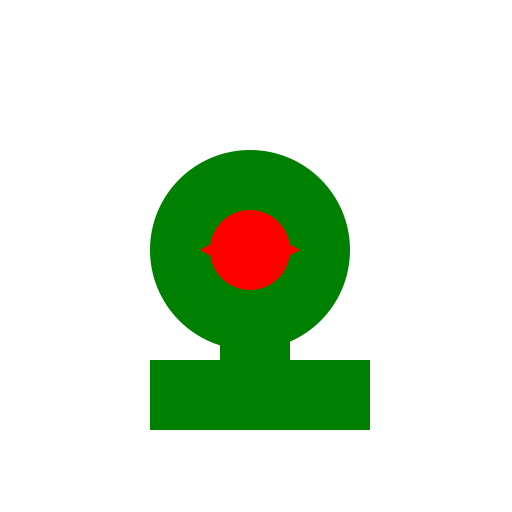 Christmas Wreath in the Shape of the Letter A - DrawGPT