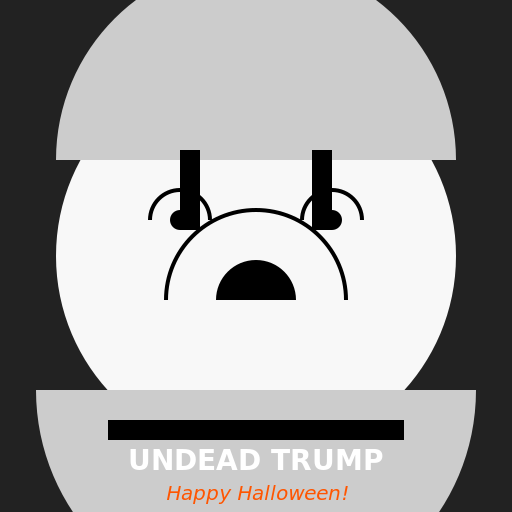 Undead Trump - The Zombie President - DrawGPT