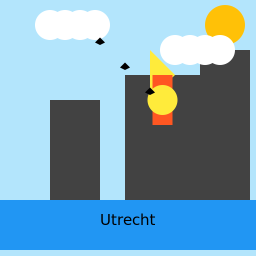 Utrecht, a city in the Netherlands - DrawGPT