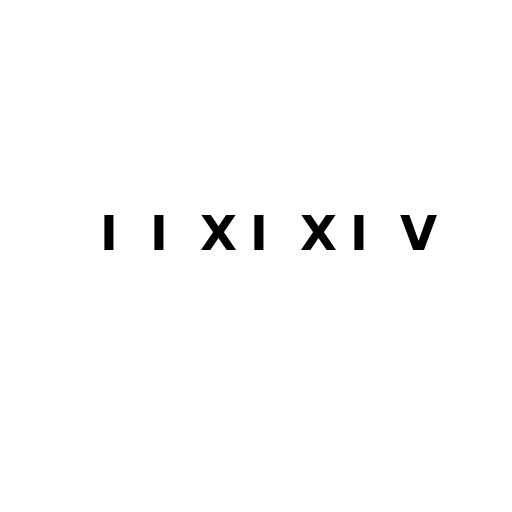 Roman Numerals with Flowers - DrawGPT