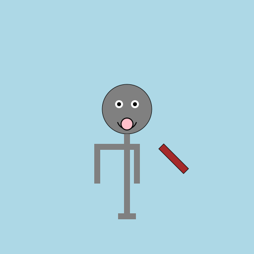 Running from his problems, the Hatchetman sprints, - DrawGPT