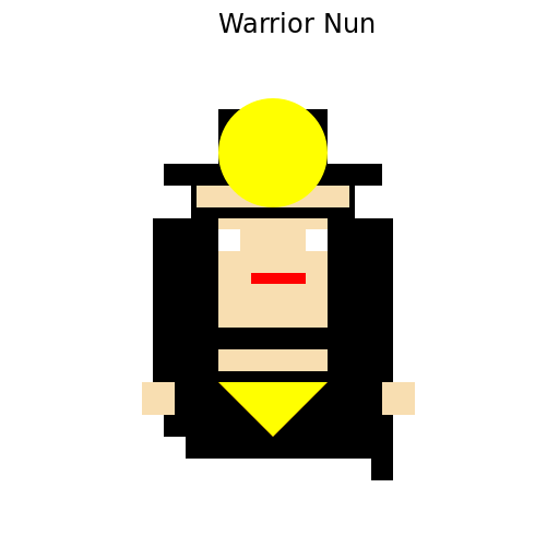 Warrior Nun - DrawGPT