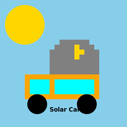 Solar-Powered Car - DrawGPT