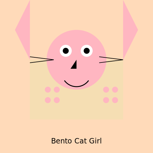 Bento Cat Girl - DrawGPT