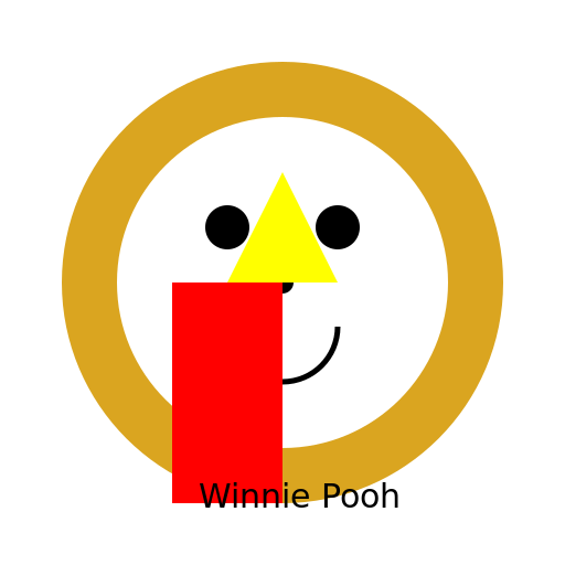 Winnie Pooh Wearing a Shirt with the Chinese Flag - DrawGPT