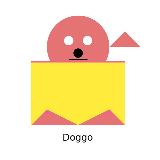 Dog with Big Ears, Striped Fur, and Wearing a Bandana - DrawGPT