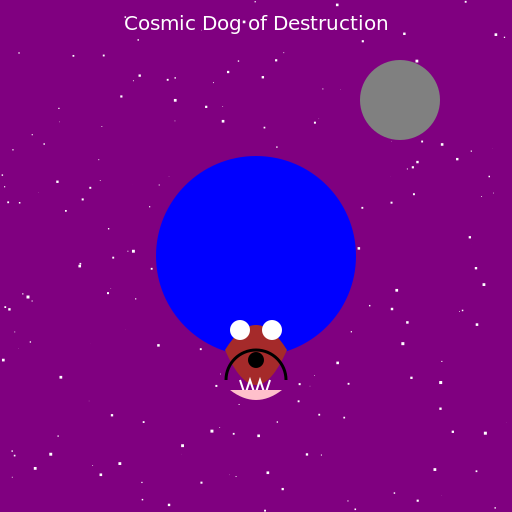 Cosmic Canine Chaos - DrawGPT