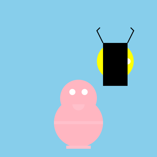 Child Holding a Bumble Bee - DrawGPT