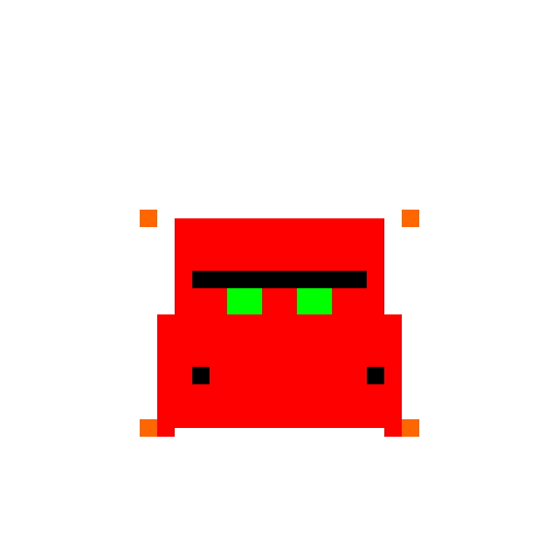 Guilmon, the Digimon with fiery red fur and green eyes - DrawGPT