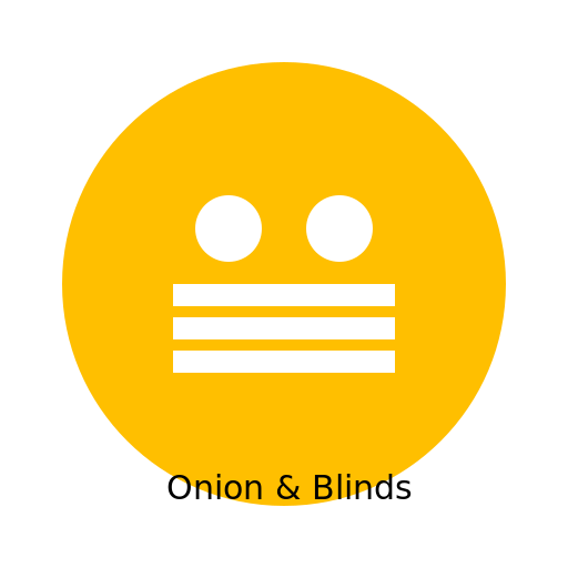 Onion and Blinds Logo - DrawGPT