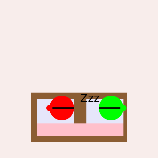 Iso and Sage Hugging on the Bed - DrawGPT