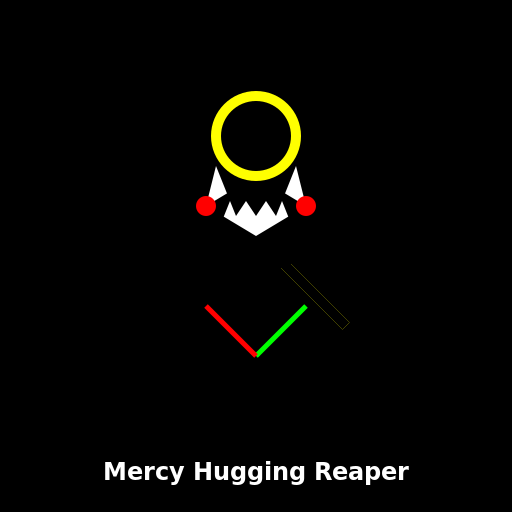 Mercy Hugging Reaper - Overwatch - DrawGPT